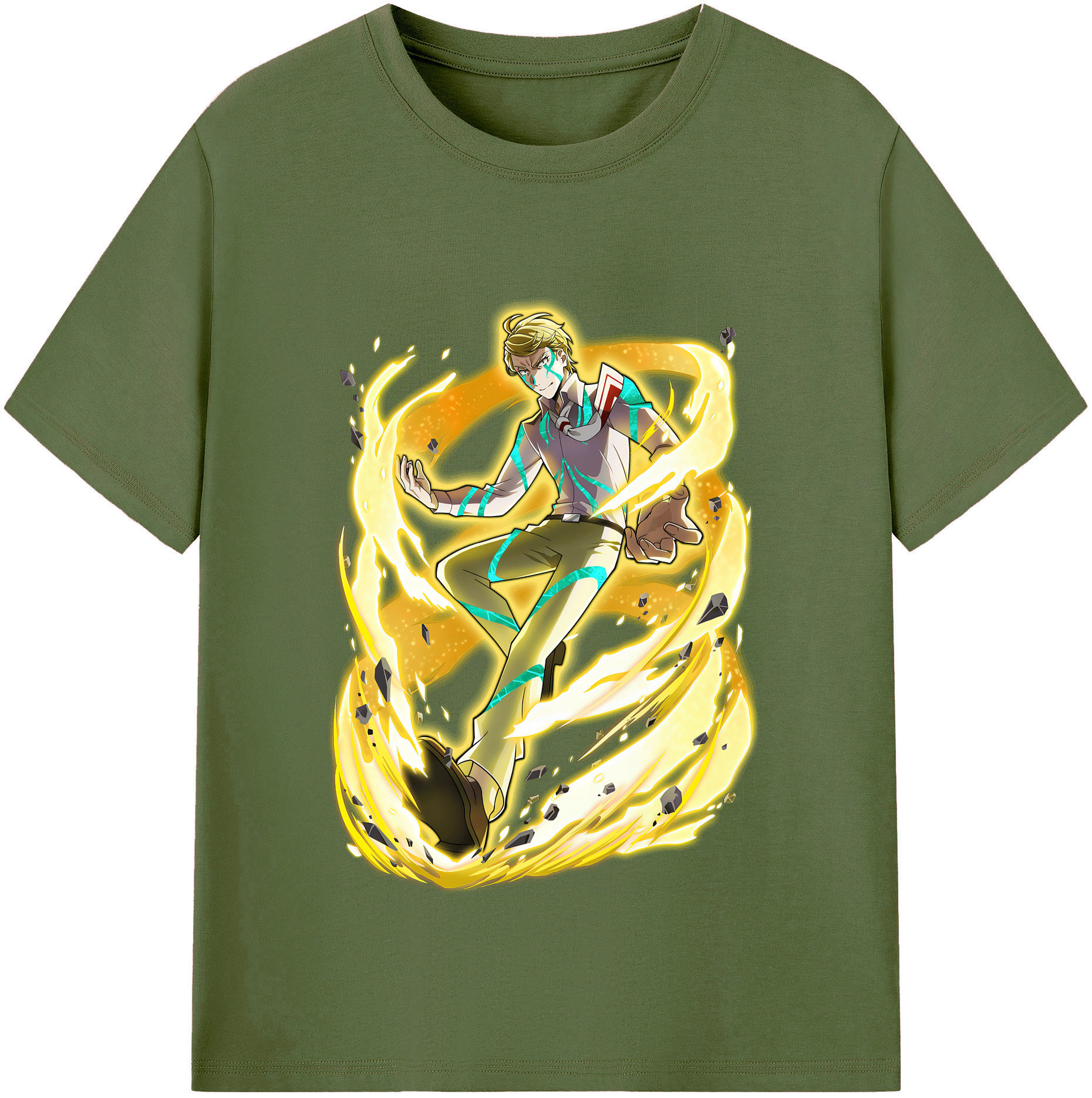 （画像用） 文豪ストレイドッグス Bungo Stray Dogs 綿100％半袖Tシャツ（フロントプリント）
